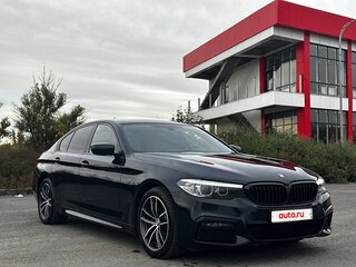 2018 BMW 5 серии 520d xDrive VII (G30/G31/G38), чёрный, 3560000 рублей, вид 2