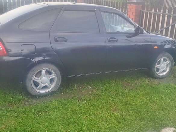 2008 Lada (ВАЗ) Priora I, чёрный, 260000 рублей - вид 5