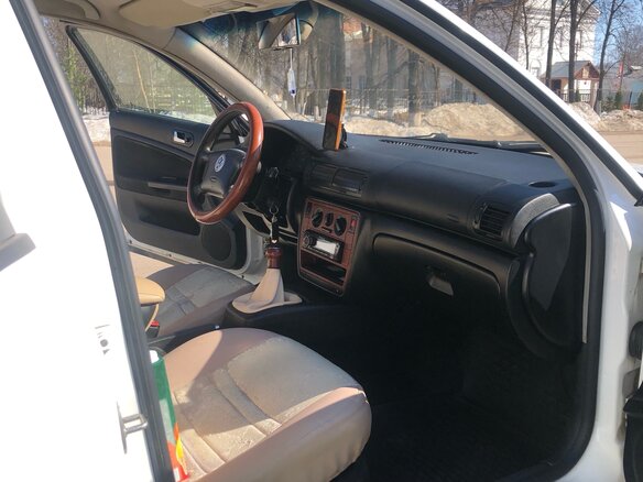 1999 Volkswagen Passat B5, белый, 300000 рублей - вид 8