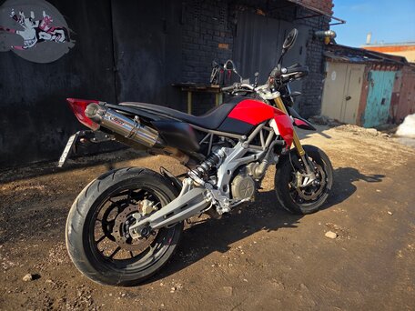 2009 Aprilia Dorsoduro 750, красный, 500000 рублей, вид 4