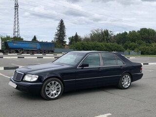 1994 Mercedes-Benz S-Класс 320 Long 4-speed III (W140), синий, 2700000 рублей, вид 3