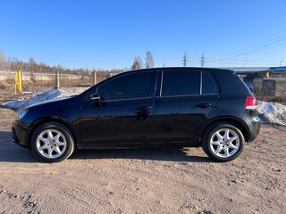 2011 Volkswagen Golf VI, чёрный, 690000 рублей, вид 3
