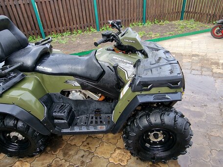 2012 Polaris Sportsman 500, зелёный, 530000 рублей, вид 1