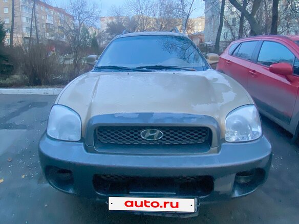 2003 Hyundai Santa Fe I, золотистый, 475000 рублей