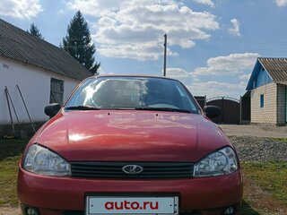 2007 Lada (ВАЗ) Kalina I, красный, 350000 рублей, вид 1