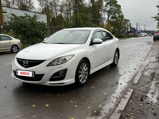 2010 Mazda 6 II (GH) Рестайлинг, белый, 730000 рублей, вид 2