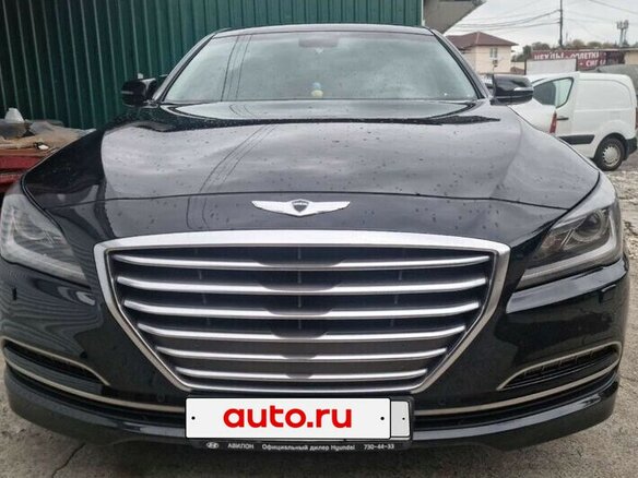 2014 Hyundai Genesis II, чёрный, 1850000 рублей - вид 1