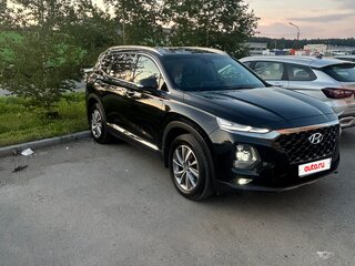 2019 Hyundai Santa Fe IV, чёрный, 3300000 рублей, вид 4
