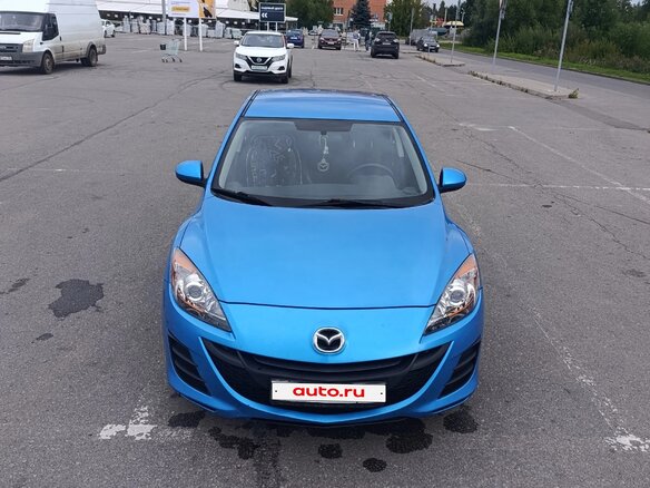 2010 Mazda 3 II (BL), синий, 750000 рублей