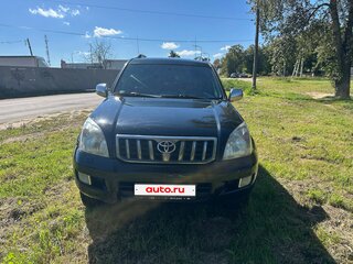 2008 Toyota Land Cruiser Prado 4-speed 120 Series Рестайлинг, чёрный, 2000000 рублей, вид 1