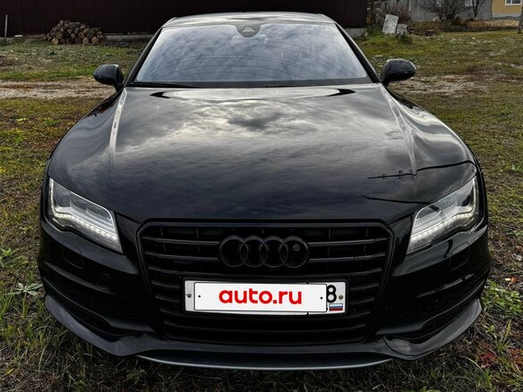 2011 Audi A7 I (4G), чёрный, 2200000 рублей