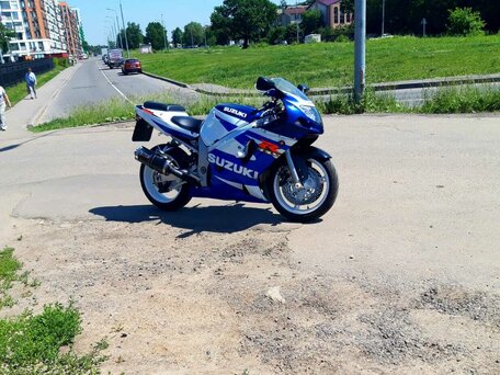 2001 Suzuki GSX-R 600, синий, 500000 рублей, вид 1