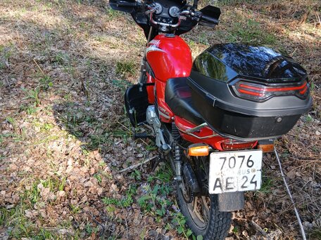 2006 Yamaha YBR125, пурпурный, 150000 рублей, вид 3