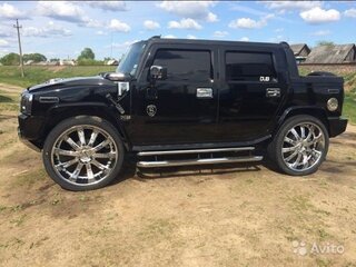 2005 Hummer H2 I, чёрный, 3460105 рублей, вид 5