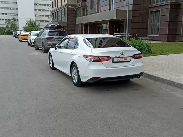 2019 Toyota Camry VIII (XV70), белый, 3100000 рублей - вид 6