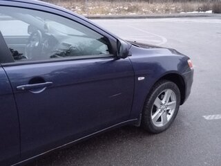 2008 Mitsubishi Lancer X, синий, 950000 рублей, вид 3
