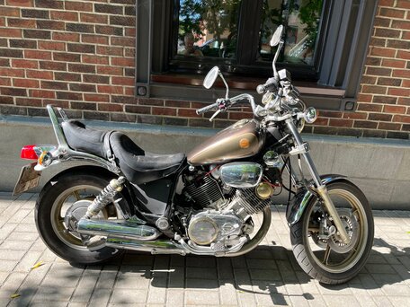 1994 Yamaha XV750 Virago, коричневый, 235000 рублей, вид 1
