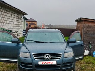 2005 Volkswagen Touareg I, серый, 950000 рублей, вид 1