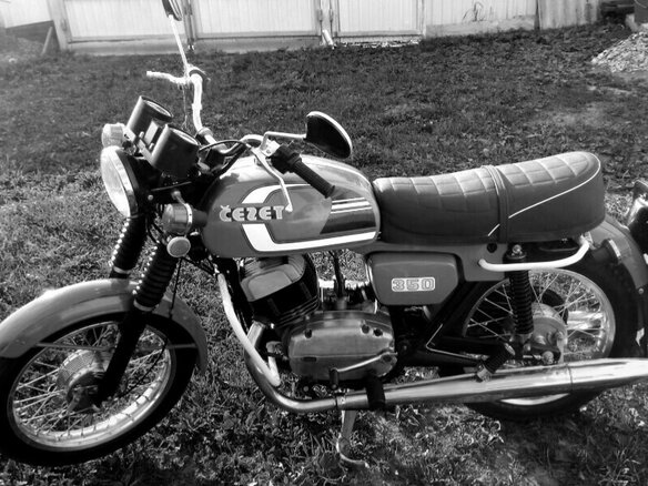 1986 CZ 350, красный, 520000 рублей - вид 7