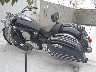 2007 Kawasaki VN1600 Vulcan, чёрный, 490000 рублей, вид 3