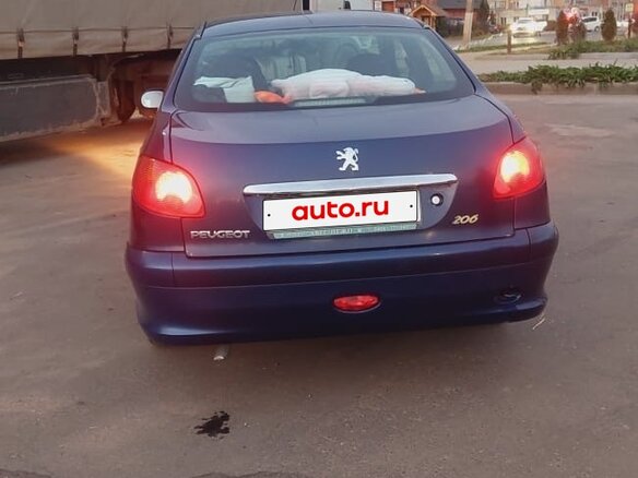 2008 Peugeot 206, синий, 225000 рублей - вид 6