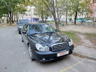 2008 Hyundai Sonata ТагАЗ IV (EF) Рестайлинг, чёрный, 450000 рублей, вид 2