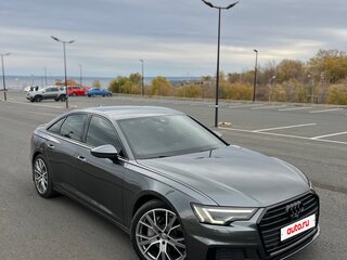 2021 Audi A6 45 TFSI V (C8), серый, 3450000 рублей, вид 3