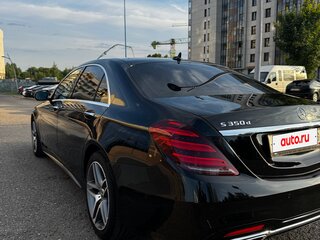 2018 Mercedes-Benz S-Класс 350 d Long VI (W222, C217) Рестайлинг, чёрный, 5600000 рублей, вид 4