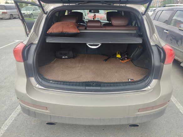 2008 Infiniti EX EX35 5-speed I (J50), бежевый, 1150000 рублей - вид 6
