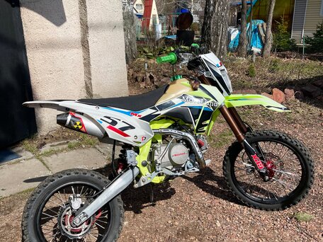 2021 Motoland MX 125, зелёный, 80000 рублей, вид 2