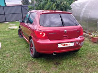 2006 Peugeot 307 I Рестайлинг, красный, 250000 рублей, вид 5