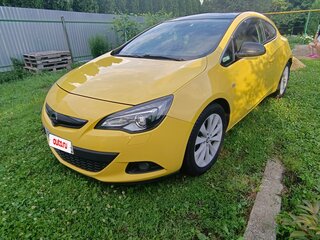 2013 Opel Astra GTC J Рестайлинг, жёлтый, 730000 рублей, вид 2