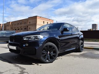 2017 BMW X6 40d II (F16), чёрный, 5670000 рублей, вид 2
