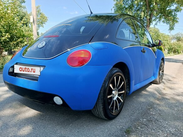 2001 Volkswagen Beetle I (A4), синий, 580000 рублей - вид 6