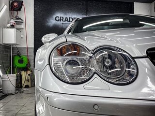 2002 Mercedes-Benz SL-Класс AMG 55 AMG II (R230), серебристый, 4000000 рублей, вид 3