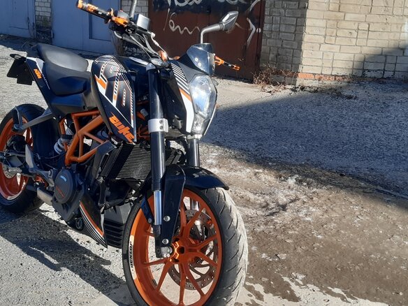 2016 KTM 390 Duke, оранжевый, 325000 рублей - вид 7