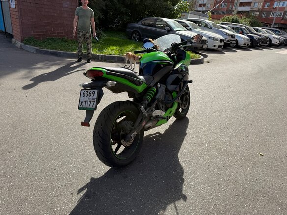 2013 Kawasaki ER-4F (Ninja 400R), зелёный, 450000 рублей - вид 6