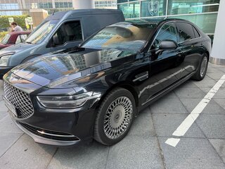 2021 Genesis G90 I Рестайлинг, чёрный, 2900000 рублей, вид 1