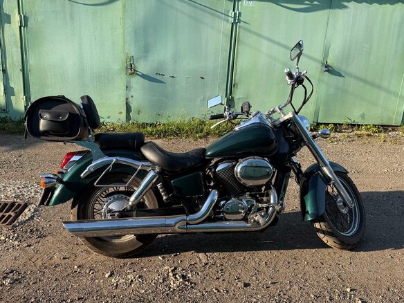 1997 Honda Shadow 400, зелёный, 320000 рублей - вид 6