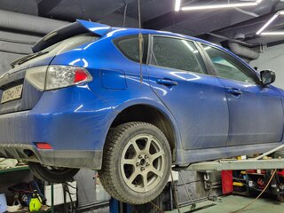 2007 Subaru Impreza WRX III, синий, 999000 рублей, вид 5