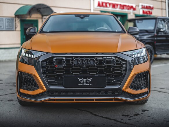 2021 Audi RS Q8 I, оранжевый, 11050000 рублей - вид 6