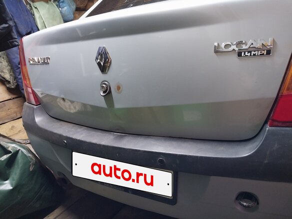 2007 Renault Logan I, серый, 210000 рублей - вид 1