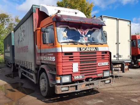 1994 Scania 3-Series, оранжевый, 550000 рублей, вид 4