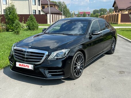 2020 Mercedes-Benz S-Класс 450 Long VI (W222, C217) Рестайлинг, чёрный, 11890000 рублей, вид 1