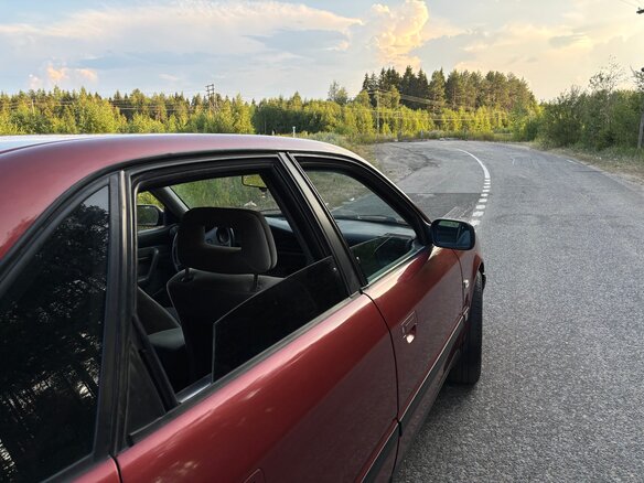 1992 Audi 100 IV (C4), красный, 240000 рублей - вид 14