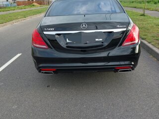 2015 Mercedes-Benz S-Класс 500 Long VI (W222, C217), чёрный, 5200000 рублей, вид 4