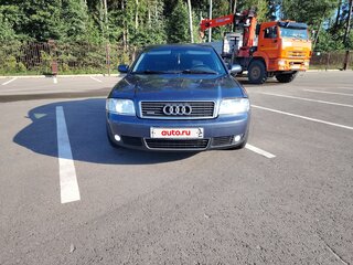 2002 Audi A6 II (C5) Рестайлинг, синий, 500000 рублей, вид 2