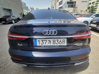 2024 Audi A6 45 TDI V (C8) Рестайлинг, синий, 8021645 рублей, вид 4