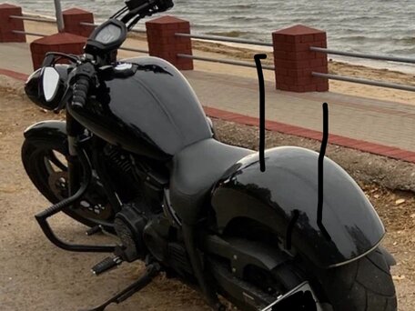 2011 Yamaha XVS1300, чёрный, 950000 рублей, вид 5