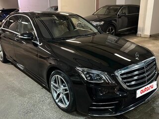 2017 Mercedes-Benz S-Класс 560 Long VI (W222, C217) Рестайлинг, чёрный, 6000000 рублей, вид 4